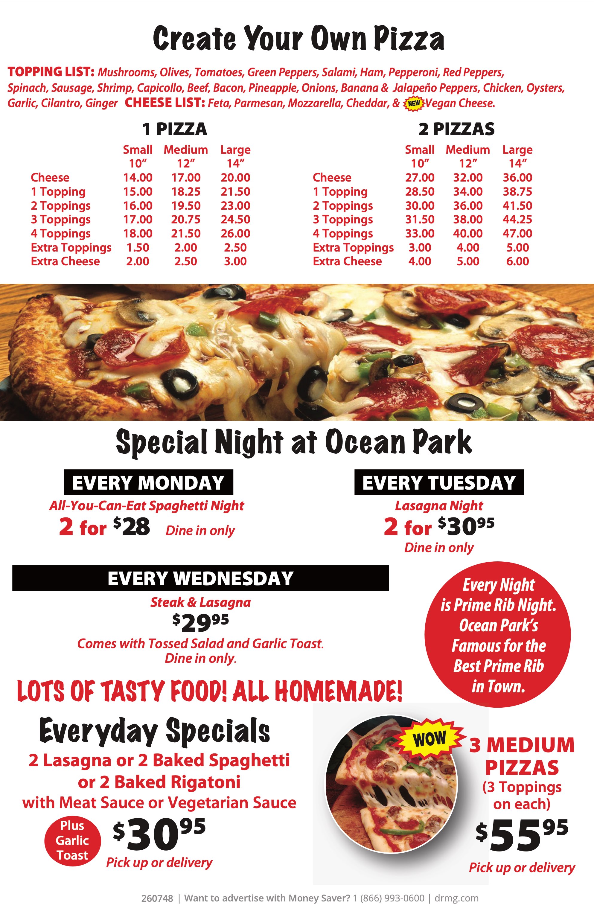 Ocean Park Pizza Walnut Grove